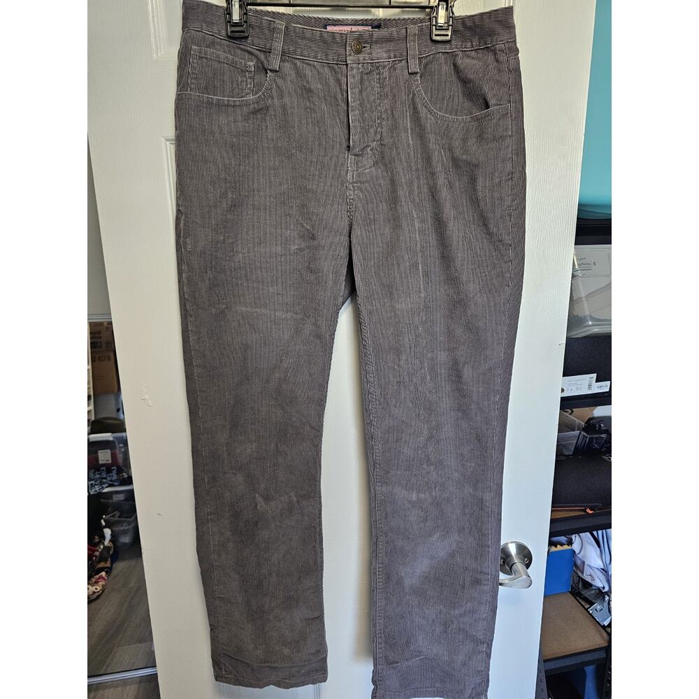 Vineyard Vines Pants 33X30 Gray Corduroy 5 Pocket Pant Preppy Casual Men’s